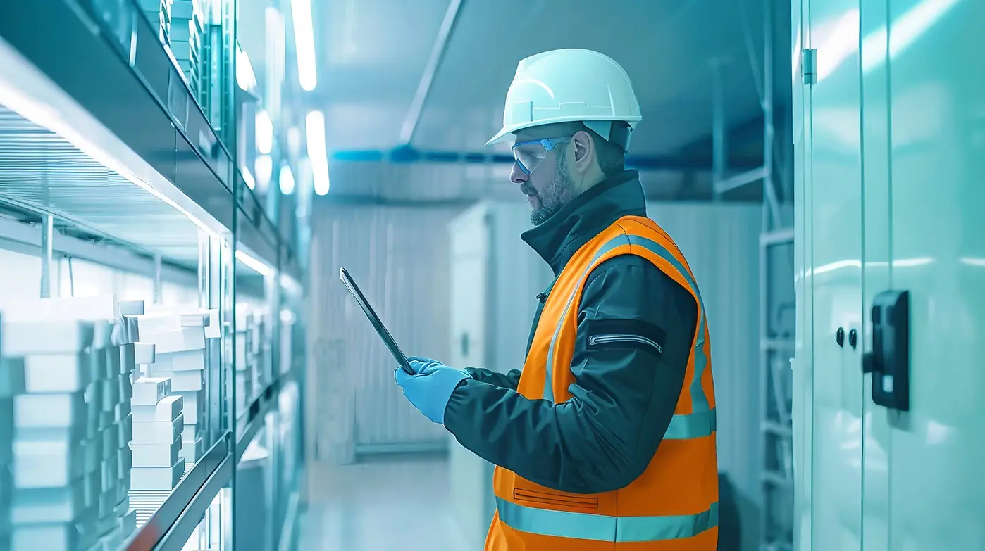 technicianincooler a hvac technician in an industrial freezer facility